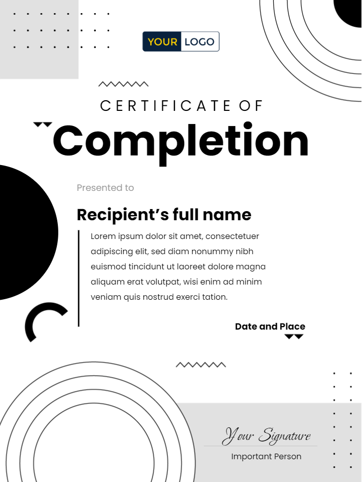 8 FREE CE Certificate Templates | Virtualbadge.io